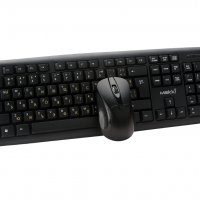 Комплект  мишка и клавиатура кирилизирана, безшумна, 1000 dpi, USB свързване, снимка 1 - Клавиатури и мишки - 35961057
