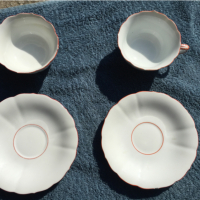 порцеланови чашки с чинийки "MEISSEN"/Майсен/ - 2 броя, снимка 6 - Антикварни и старинни предмети - 36167486