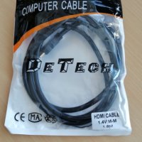 HDMI кабел HDMI cable High Definition Multimedia Interface cable, снимка 1 - Кабели и адаптери - 41828017
