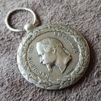 Френски империален възпоменателен медал от Италианката кампания 1859, снимка 1 - Антикварни и старинни предмети - 41344222