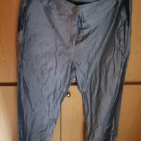 Сребристо-син дамски панталон, снимка 3 - Панталони - 42592527