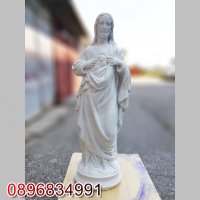 Статуя от бетон Исус Христос Висока 55 см, снимка 1 - Градински мебели, декорация  - 35844794
