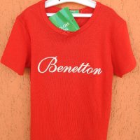 Benetton Нова детска тениска момиче 5/6 120 cm