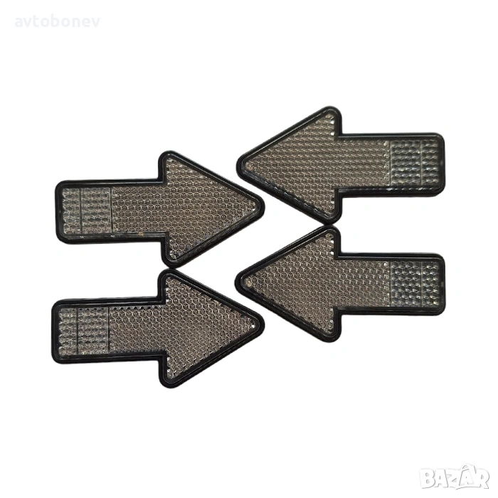 Комплект светлоотразители-бели (4 бр.), снимка 1