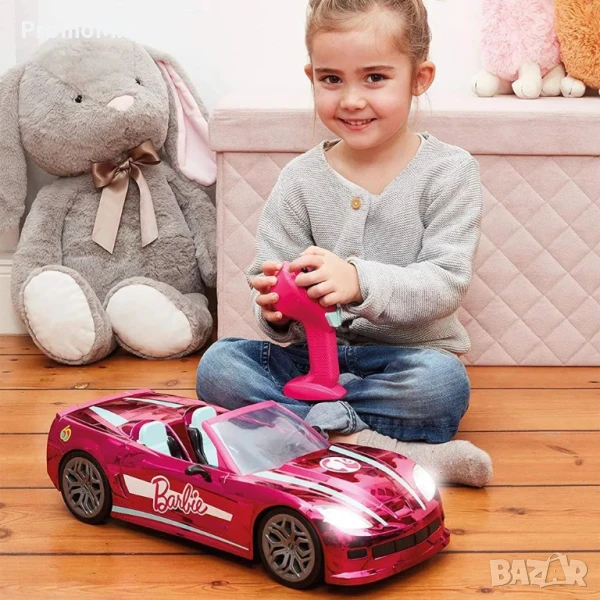 Радиоуправляема кола на Барби Mondo Motors 63619-155 RC Dream Car с включена кукла Barbie Matell , снимка 1