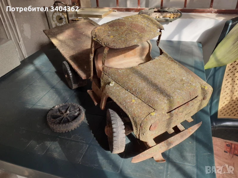 Уникат - руска метална стара играчка камион ЗИЛ, снимка 1