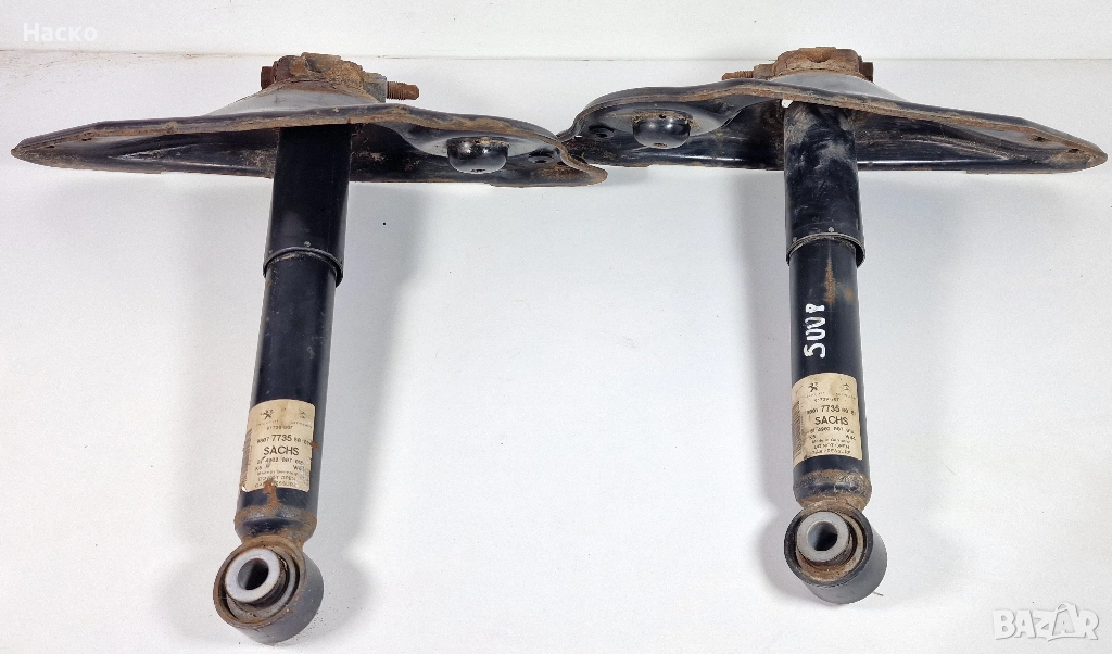 Заден Амортисьиор Ляв Десен Задни Амортисьори Пежо 5008 Peugeot 5008 2.0 BlueHDI 2009-2017, снимка 1