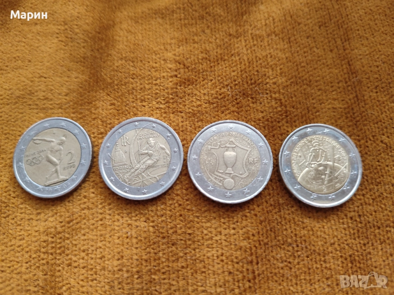 Възпоменателни евро монети от важни спортни събития, снимка 1
