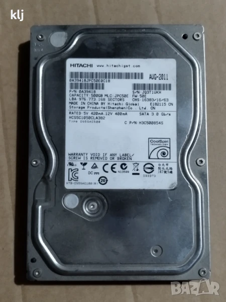 Хард диск 500 gb, снимка 1