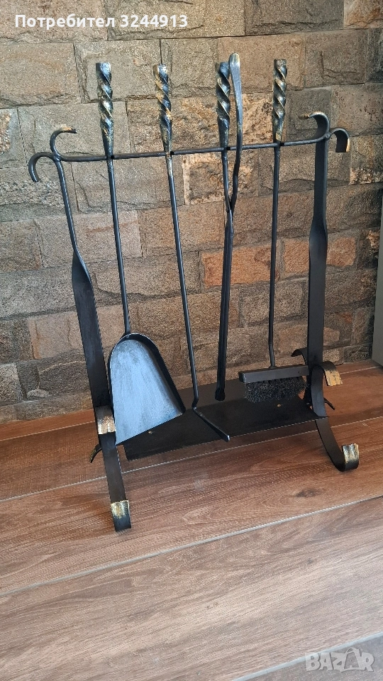 Красив комплект за камина , снимка 1