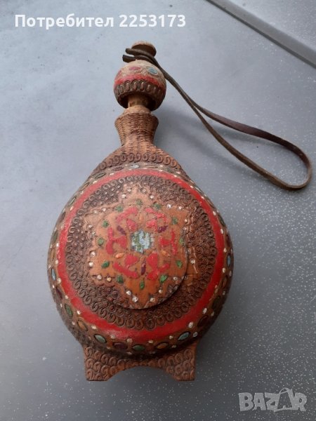 Стара рисувана бъклица, снимка 1