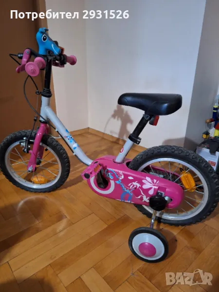 Детско колело B'TWIN 14" за момиче 2-5 години, снимка 1