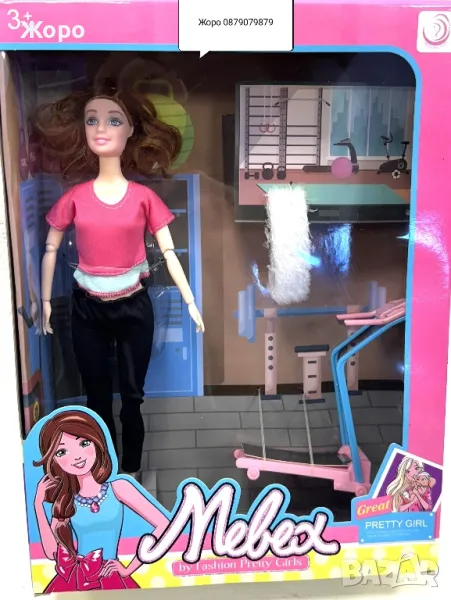 КУКЛА В ФИТНЕС ЗАЛАТА КН12730, снимка 1