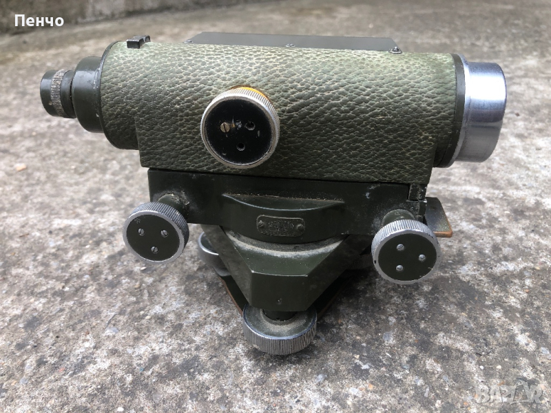 стар теодолит /бусола, нивелир/ "CARL ZEISS JENA", снимка 1