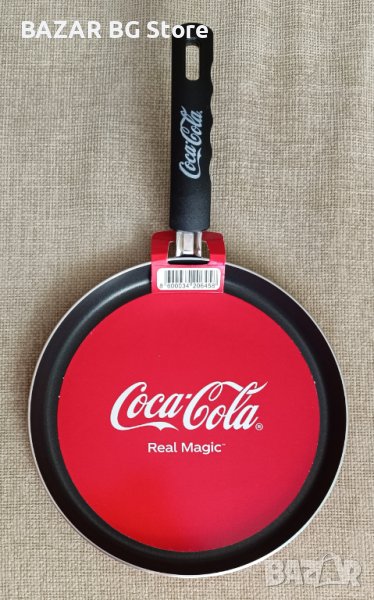 Тиган за палачинки лимитирана серия на COCA COLA. Диаметър 25 см. Нов., снимка 1