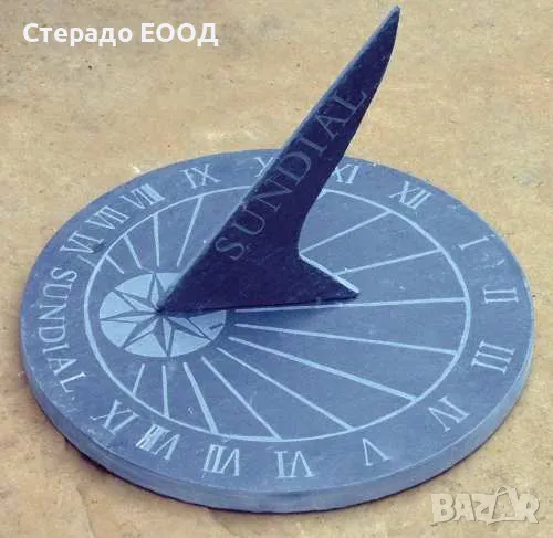 ШИСТОВ СЛЪНЧЕВ ЧАСОВНИК, снимка 1