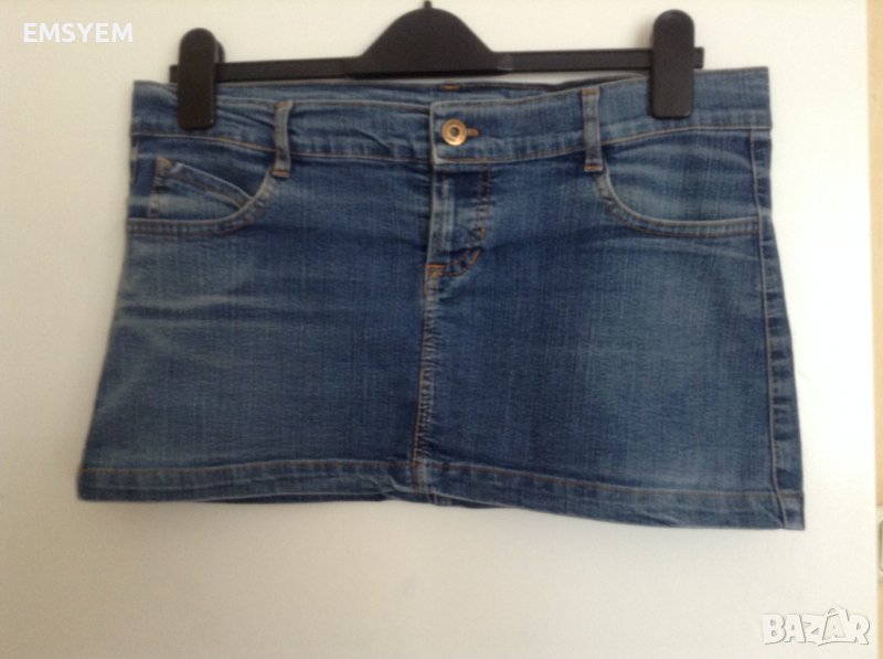 Дънкова пола ХЛ, снимка 1