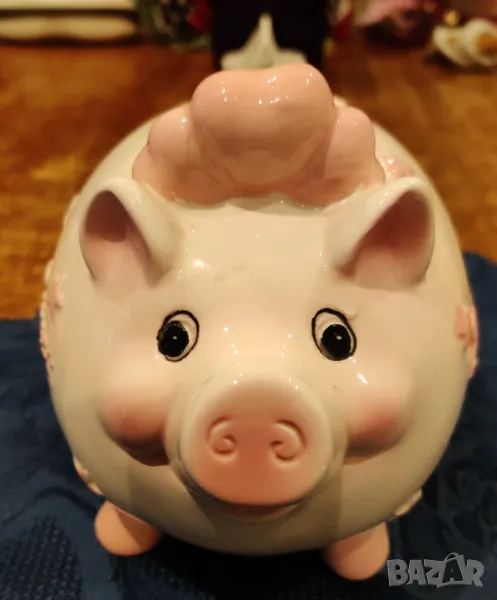 Керамично прасенце - касичка , снимка 1