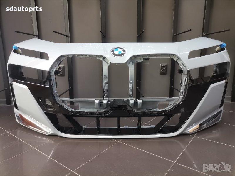 Предна Броня BMW 7 i7 G70 M Пакет БМВ 7 и7 Г70 М Спорт Хром Комплект - A43, снимка 1