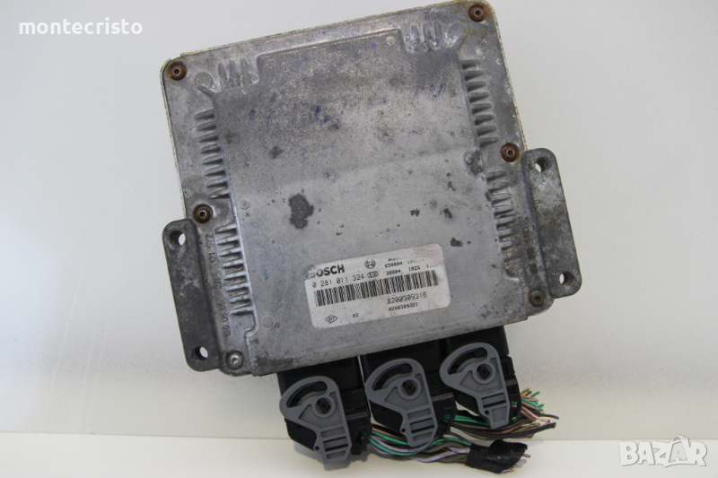 Моторен компютър ECU Renault Laguna II (2001-2007г.) 0281011324 / 0 281 011 324 / 8200309316, снимка 1