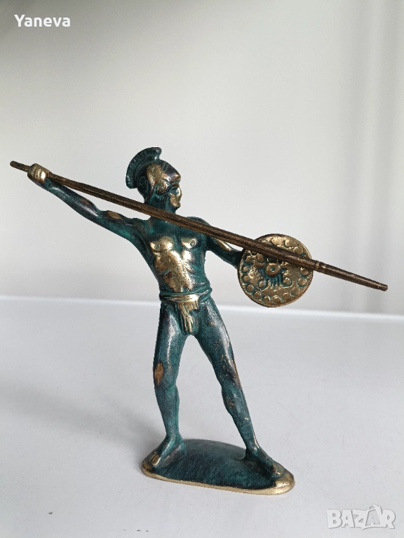 Гладиатор, бронзова статуетка от Италия. , снимка 1