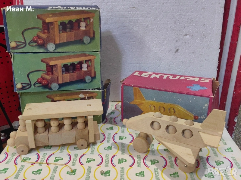 дървени чисто нови играчки, снимка 1