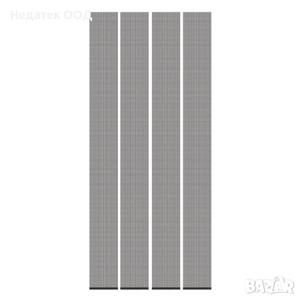 Мрежа против насекоми за врата, 100х220см, Черна, снимка 1