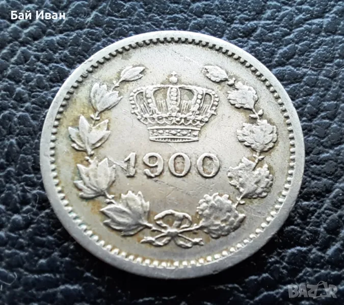 Стара монета 10 бани 1900 г. /2/ Румъния-рядка 125 годишна !, снимка 1