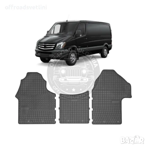 Полски Гумени стелки за бус MERCEDES SPRINTER след 2018 година, снимка 1