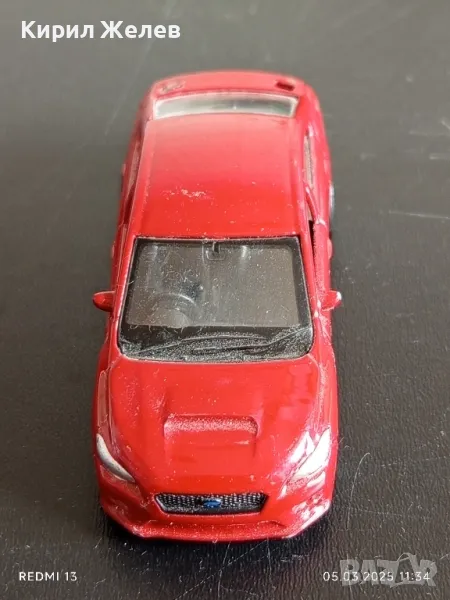Метална количка SUBARU WRZ много красива за КОЛЕКЦИОНЕРИ 43109, снимка 1