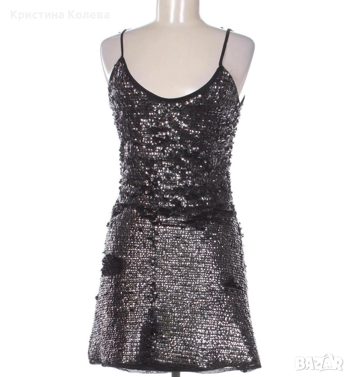 Дамска рокля с пайети Bershka, снимка 1