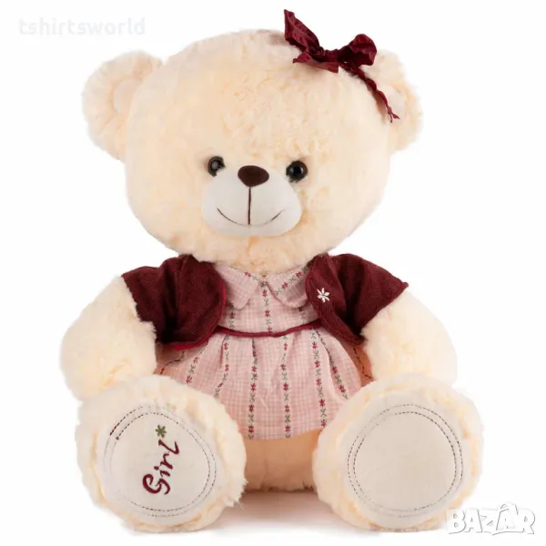 Ново плюшено мече GIRL, 42см, снимка 1