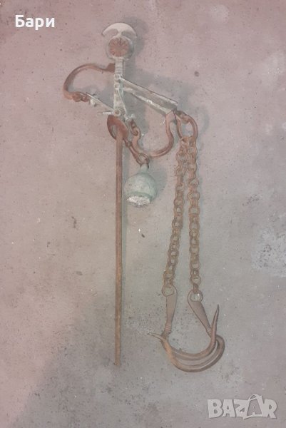 Стар ръчно направен кантар -Паланца, снимка 1