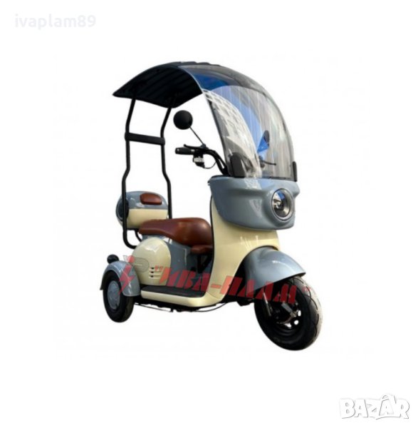 Електрическа триколка MPM 7575+Покрив и Предно стъкло-Задно задвижване чрез Диференциал-ЛИЗИНГ-2025г, снимка 1