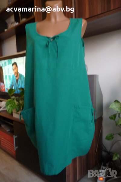 зелена рокля XL, снимка 1