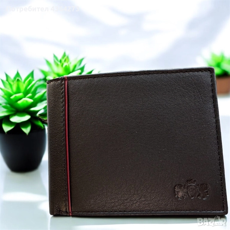 Мъжки портфейл от естествена кога, снимка 1