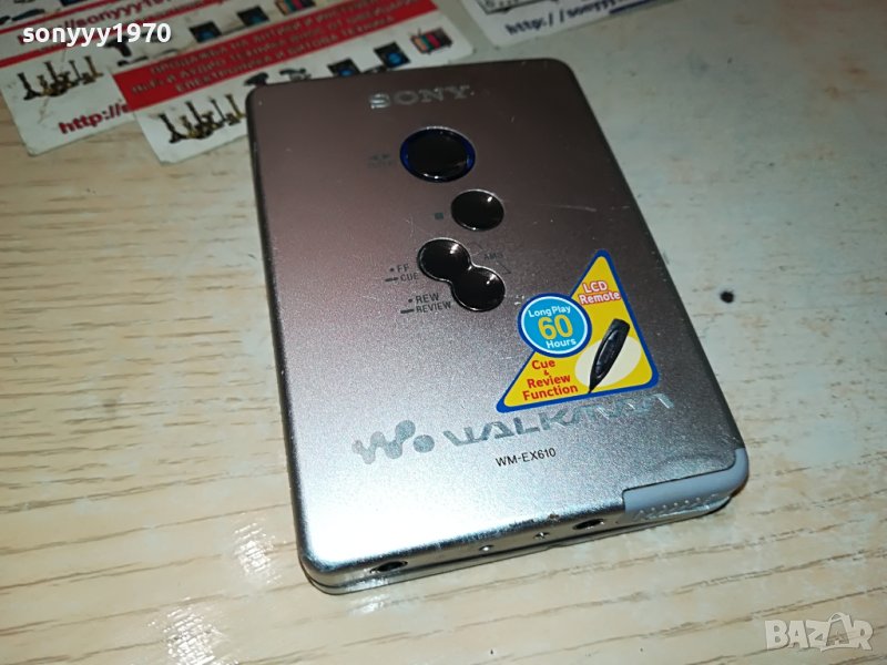 SONY WM-EX610 WALKMAN METAL SLIM 3005231912, снимка 1