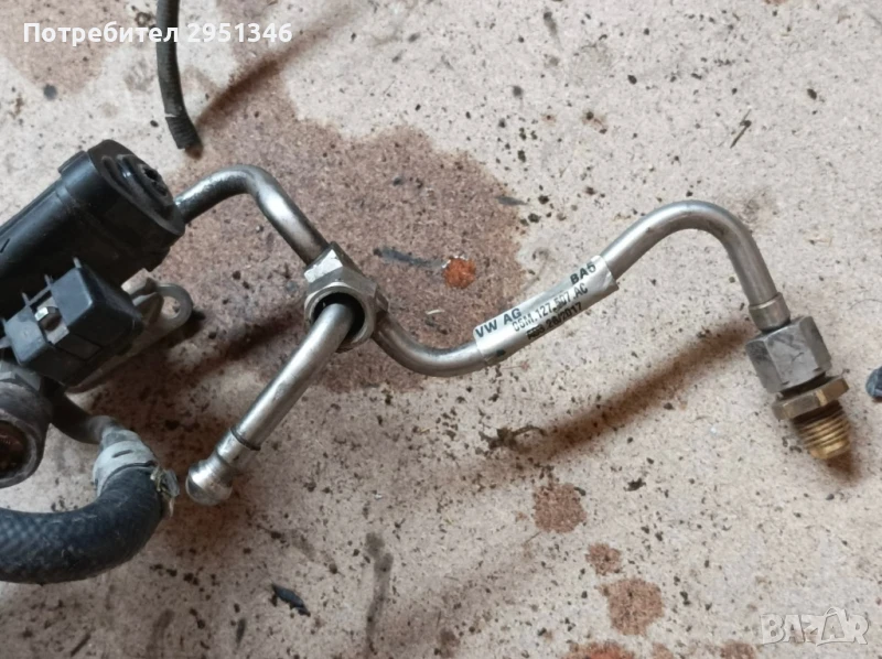 + горивна тръба високо налягане audi s5 f5 06M127507AC, снимка 1