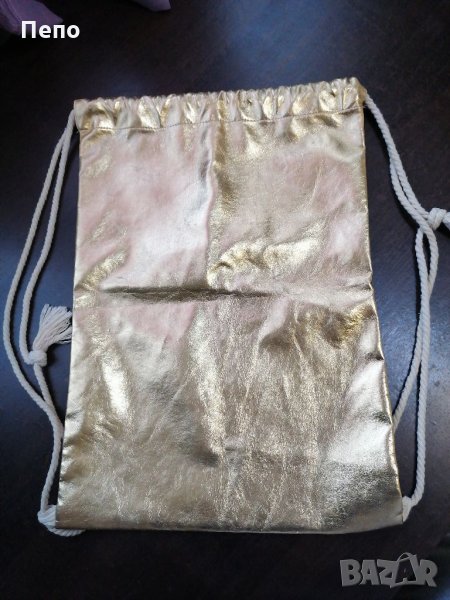 Златна кожена мешка, снимка 1