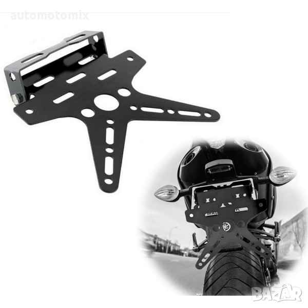 СТОЙКА МЕТАЛНА ЗА НОМЕР ЗА МОТОР,СКУТЕР,АТВ - 2536, снимка 1