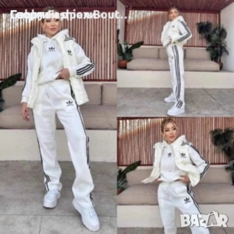 Дамски спортен екип от три части с елек , снимка 1