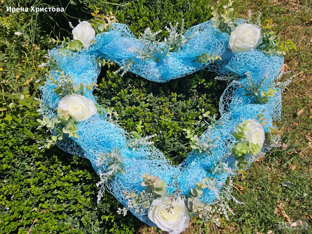 Украса за сватбен автомобил с вакуум. Налична! , снимка 1