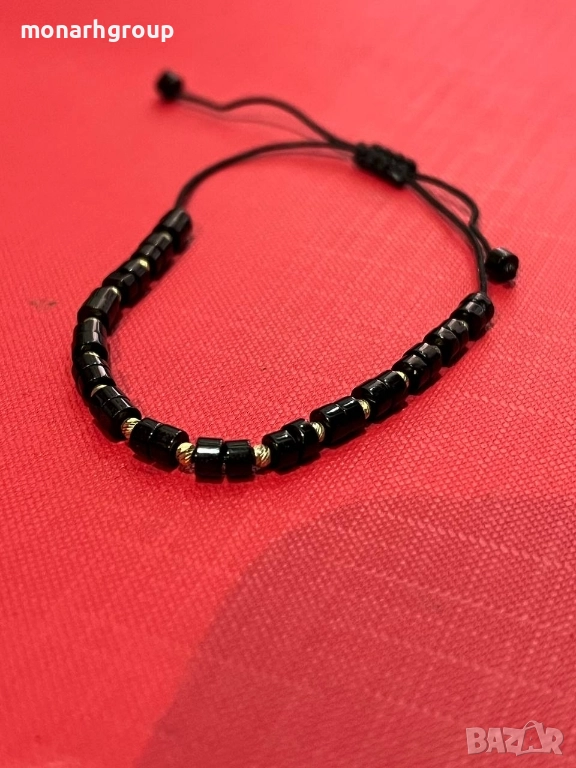 Златна гривна конец, снимка 1