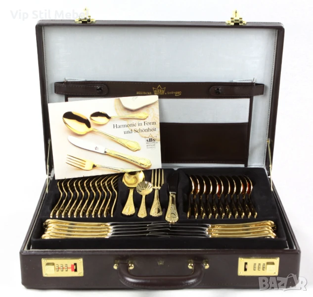Прибори за хранене Solingen 24k позлата , снимка 1