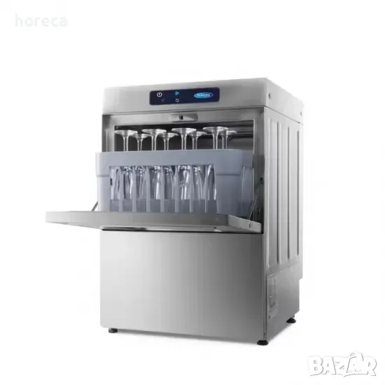 Професионална чашомиялна с предно зареждане 35 х 35см. с помпа за изплакване - 230V, снимка 1