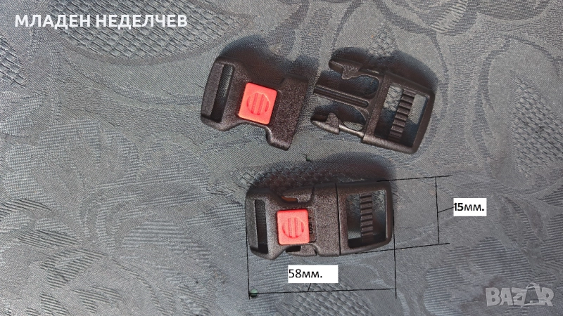 Продавам токи/катарами със заключващ механизъм, подходящи за кучешки каишки, туристическо оборудване, снимка 1