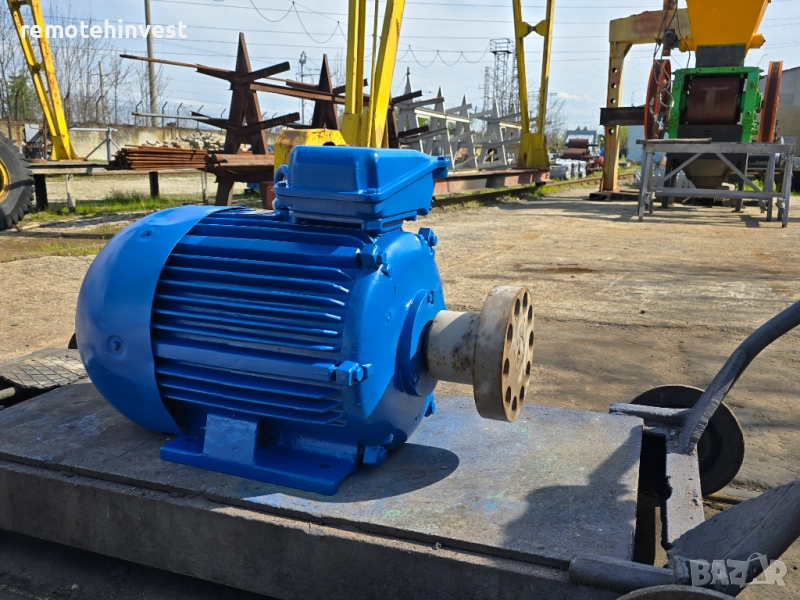 Асинхронен Ел. Двигател / Електромотор - 22квт / 1480 / 985 об.мин, снимка 1
