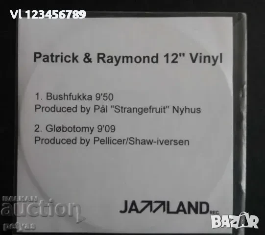 СД -PATRICK & RAYMOND 12" VINYL, снимка 1