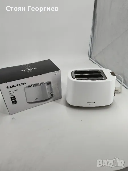 Тостер за две филии TAURUS 750w използван, снимка 1