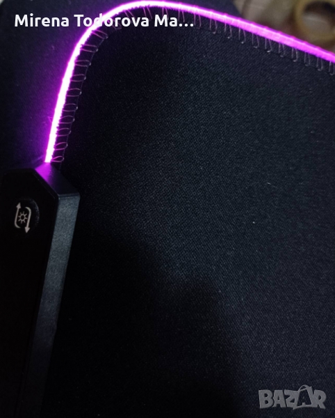 LED Light Mouse Pad голям пад подложка за мишка с различни цветове, снимка 1